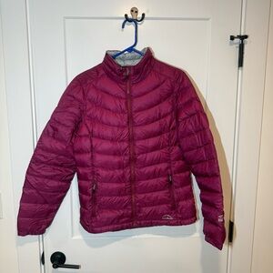 LL Bean Ultralight 850 Goose Down Puffer Jacket. Casual, Preppy, Winter Jacket M
